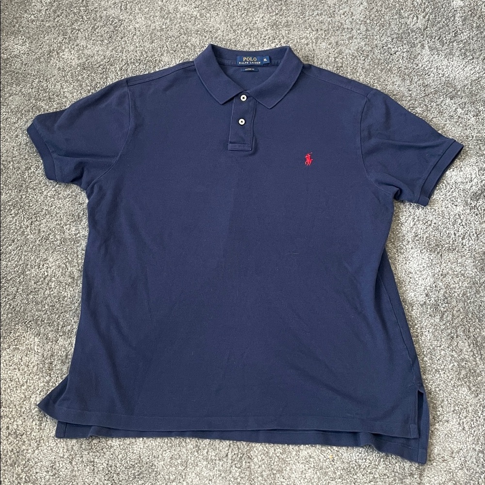 VGC Polo Ralph Lauren Navy Polo - Size XL